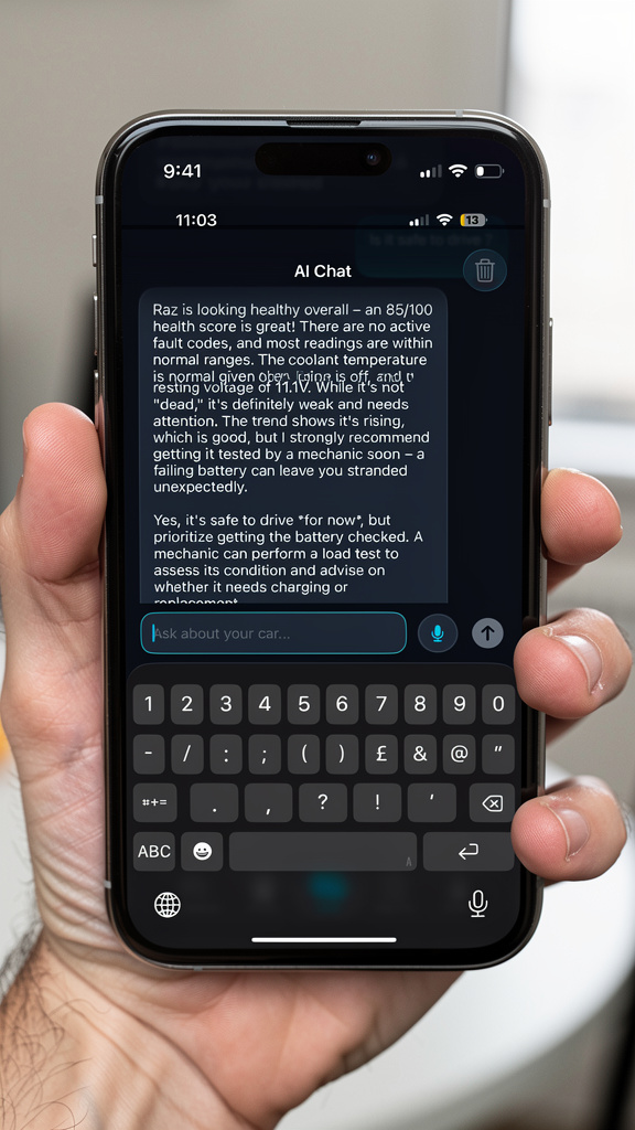 CarX AI Chat on iPhone